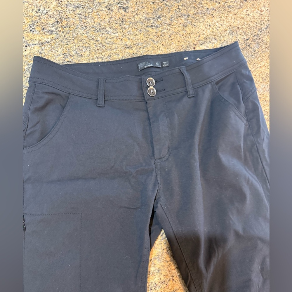 Prana Halle hiking pants black size 12 - Picture 2 of 10